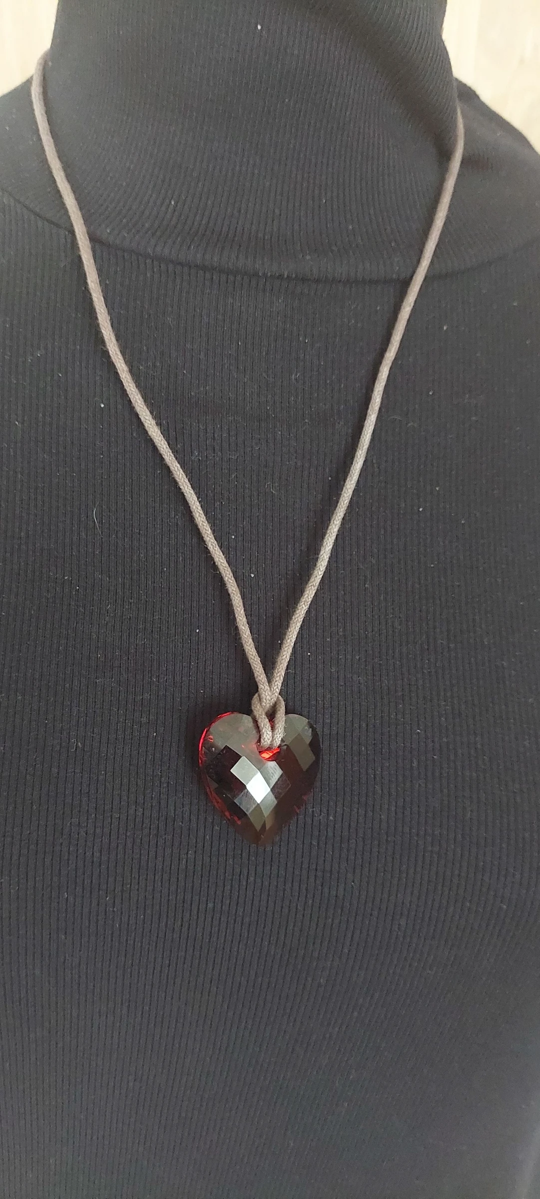 Authentieke SWAROVSKI hartvormige hanger met rode kristallen 💎❤️ – photo 6